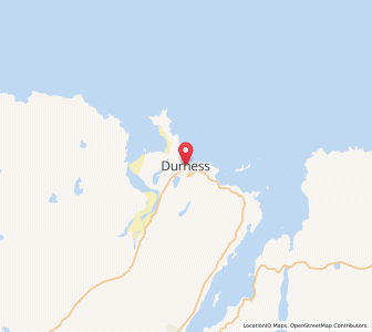 Map of Durness, ScotlandScotland