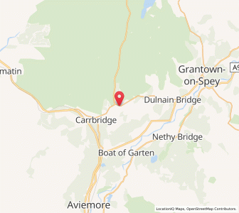 Map of Duthil, ScotlandScotland