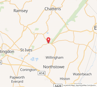 Map of Earith, EnglandEngland