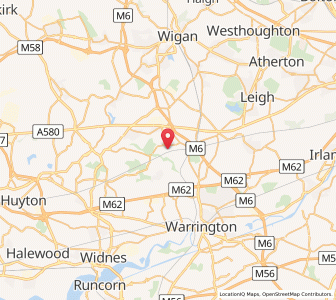 Map of Earlestown, EnglandEngland