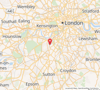 Map of Earlsfield, EnglandEngland