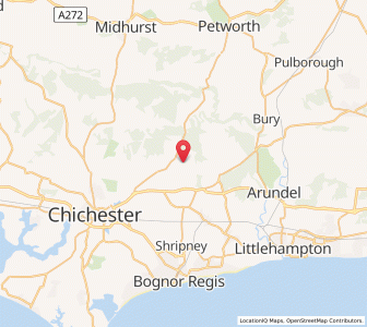 Map of Eartham, EnglandEngland