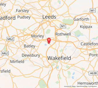 Map of East Ardsley, EnglandEngland