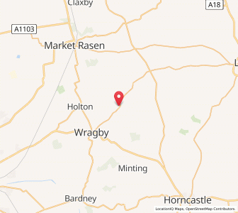 Map of East Barkwith, EnglandEngland