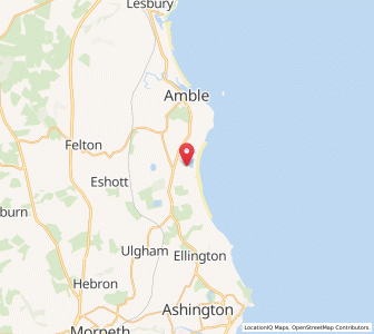 Map of East Chevington, EnglandEngland