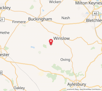 Map of East Claydon, EnglandEngland