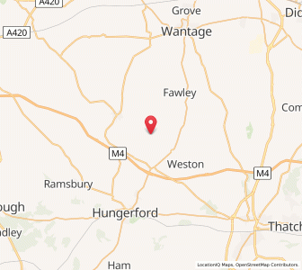 Map of East Garston, EnglandEngland