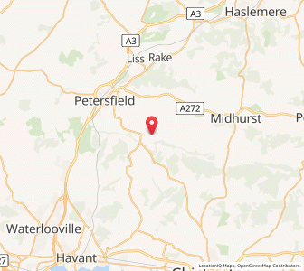Map of East Harting, EnglandEngland