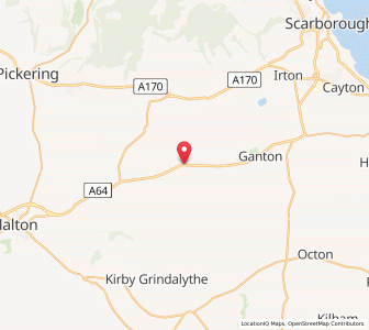 Map of East Heslerton, EnglandEngland