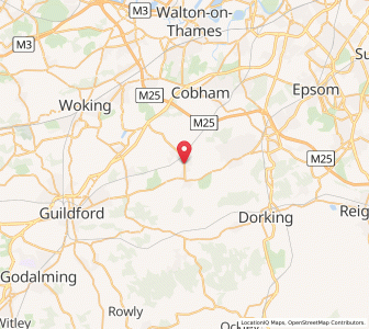 Map of East Horsley, EnglandEngland