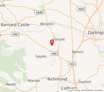 Map of East Layton, EnglandEngland