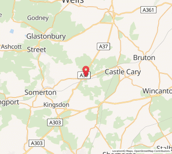 Map of East Lydford, EnglandEngland