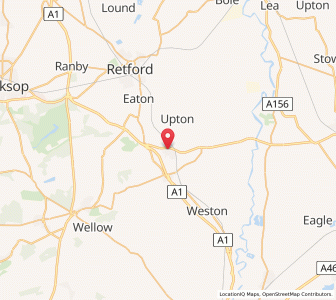 Map of East Markham, EnglandEngland