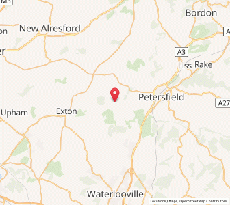 Map of East Meon, EnglandEngland