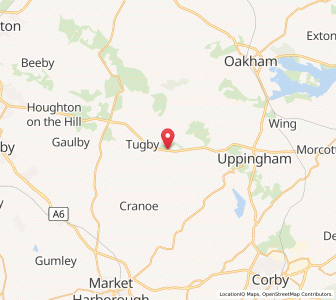 Map of East Norton, EnglandEngland