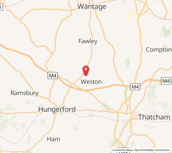 Map of East Shefford, EnglandEngland