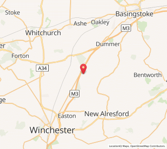 Map of East Stratton, EnglandEngland