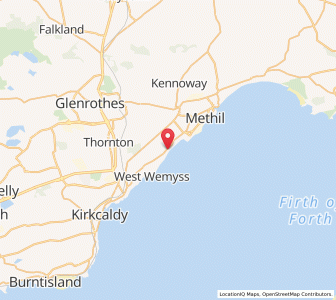 Map of East Wemyss, ScotlandScotland