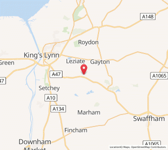 Map of East Winch, EnglandEngland