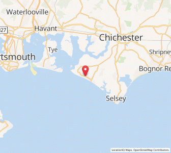 Map of East Wittering, EnglandEngland