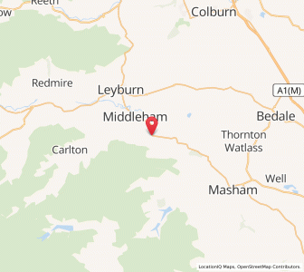 Map of East Witton, EnglandEngland