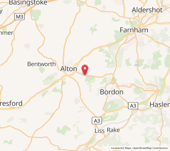 Map of East Worldham, EnglandEngland