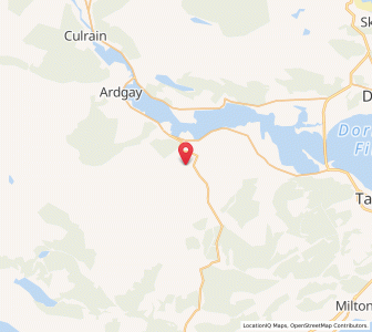 Map of Easter Fearn, ScotlandScotland