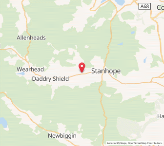Map of Eastgate, EnglandEngland