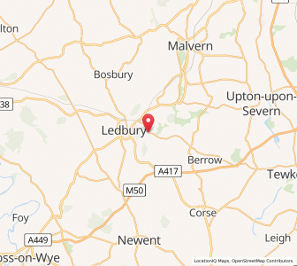 Map of Eastnor, EnglandEngland