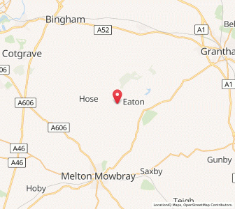 Map of Eastwell, EnglandEngland