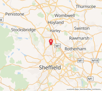 Map of Ecclesfield, EnglandEngland