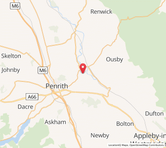 Map of Edenhall, EnglandEngland
