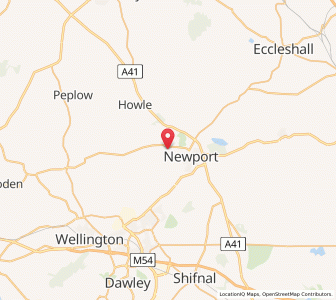 Map of Edgmond, EnglandEngland