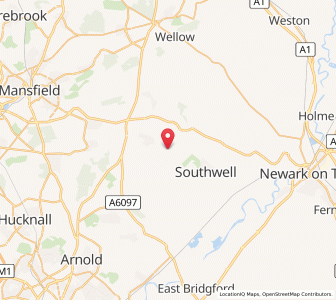 Map of Edingley, EnglandEngland