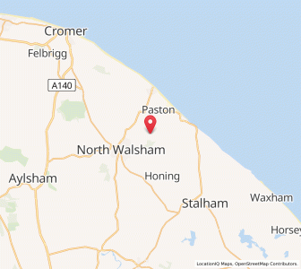Map of Edingthorpe, EnglandEngland