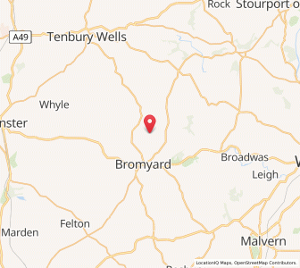 Map of Edwin Loach, EnglandEngland