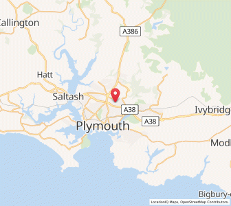 Map of Egg Buckland, EnglandEngland