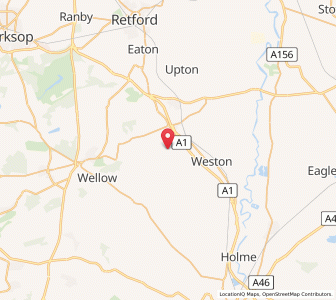 Map of Egmanton, EnglandEngland