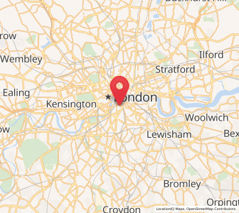 Map of Elephant & Castle, England