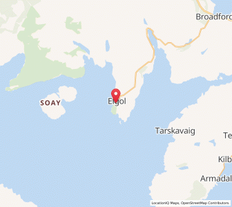 Map of Elgol, ScotlandScotland