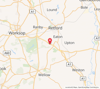 Map of Elkesley, EnglandEngland