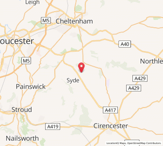 Map of Elkstone, EnglandEngland