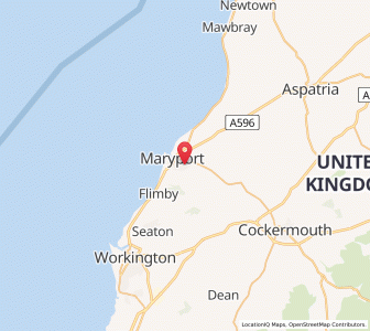 Map of Ellenborough, EnglandEngland