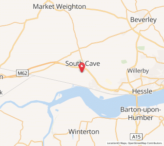 Map of Ellerker, EnglandEngland