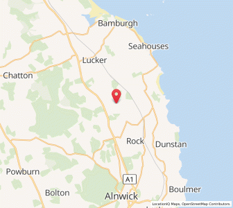 Map of Ellingham, EnglandEngland