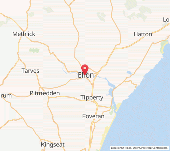 Map of Ellon, ScotlandScotland