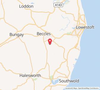 Map of Ellough, EnglandEngland