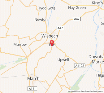 Map of Elm, EnglandEngland