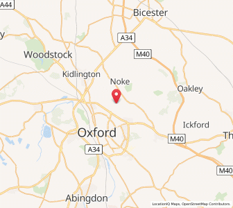 Map of Elsfield, EnglandEngland