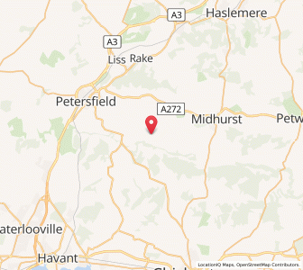 Map of Elsted, EnglandEngland